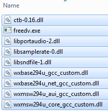 Microsoft Windows files for FreeDV Microsoft Windows files for FreeDV