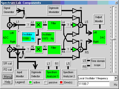 SpecLab component window