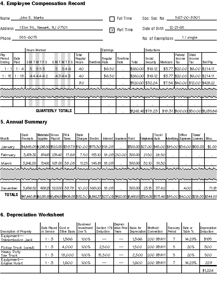 publication 583 starting a business and keeping records recordkeeping