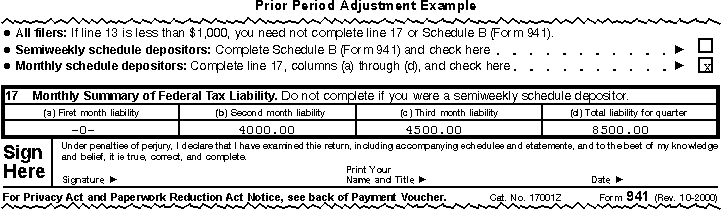 Prior Period Adjustment Example